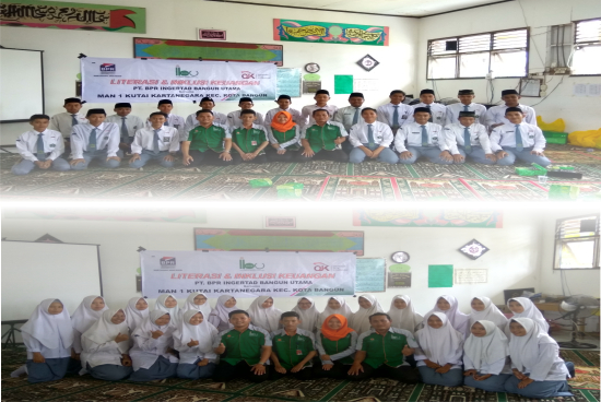 Edukasi dan Literasi BPR Ingertad 29/08/2018 Di MAN 1 Kukar