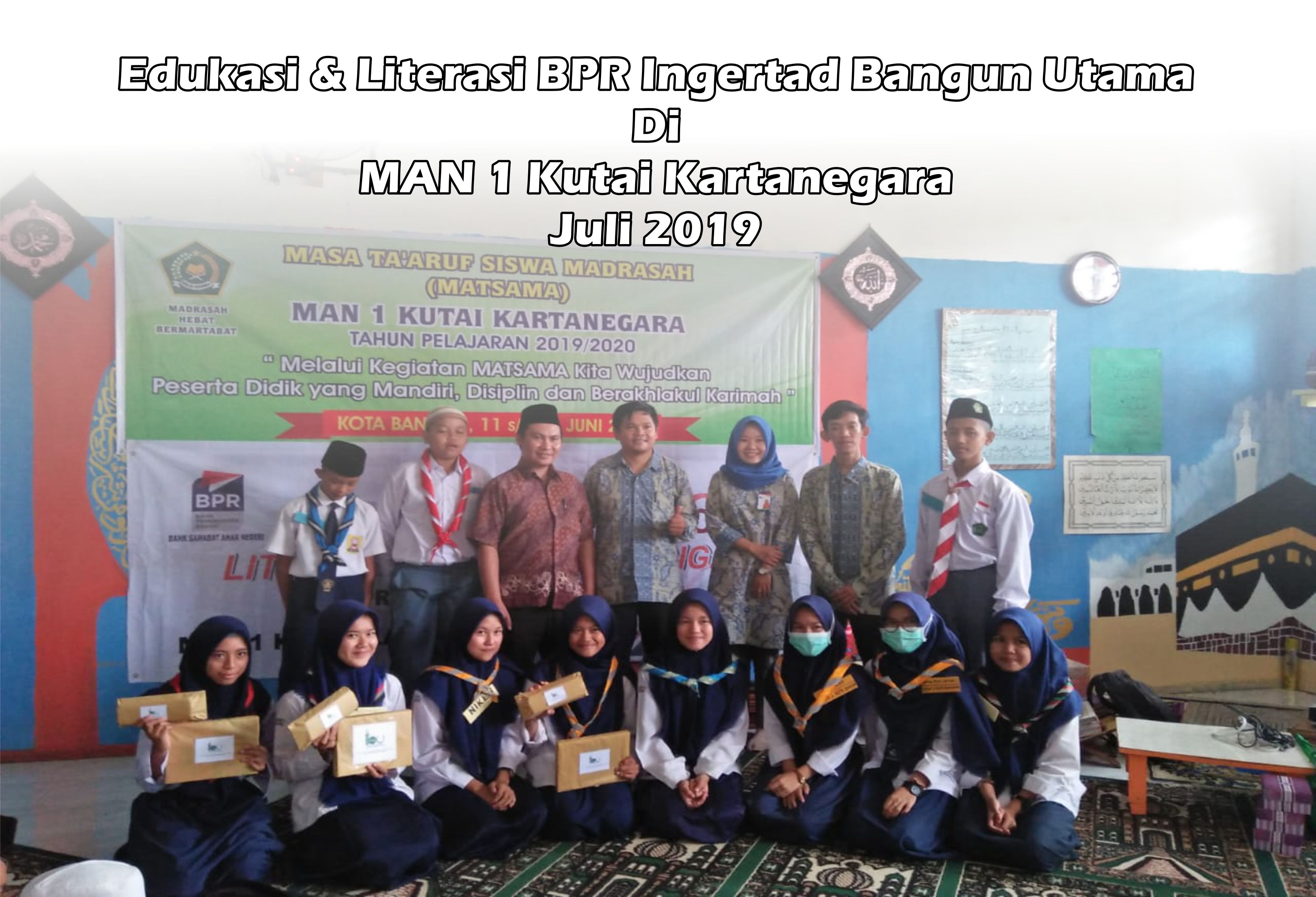 Edukasi dan Literasi Di MAN 1 Kukar Juli 2019